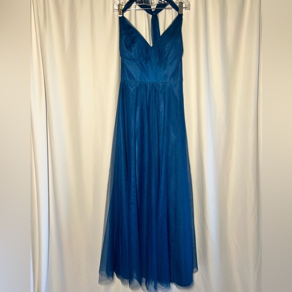Anthropologie Hitherto Zaria Saphire Dress | 6 - Picture 3 of 16